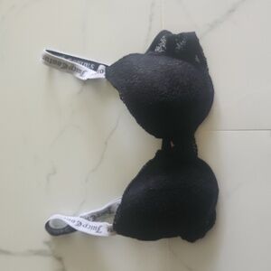 Juicy Couture Sz 36C EUC Black Lace Bra